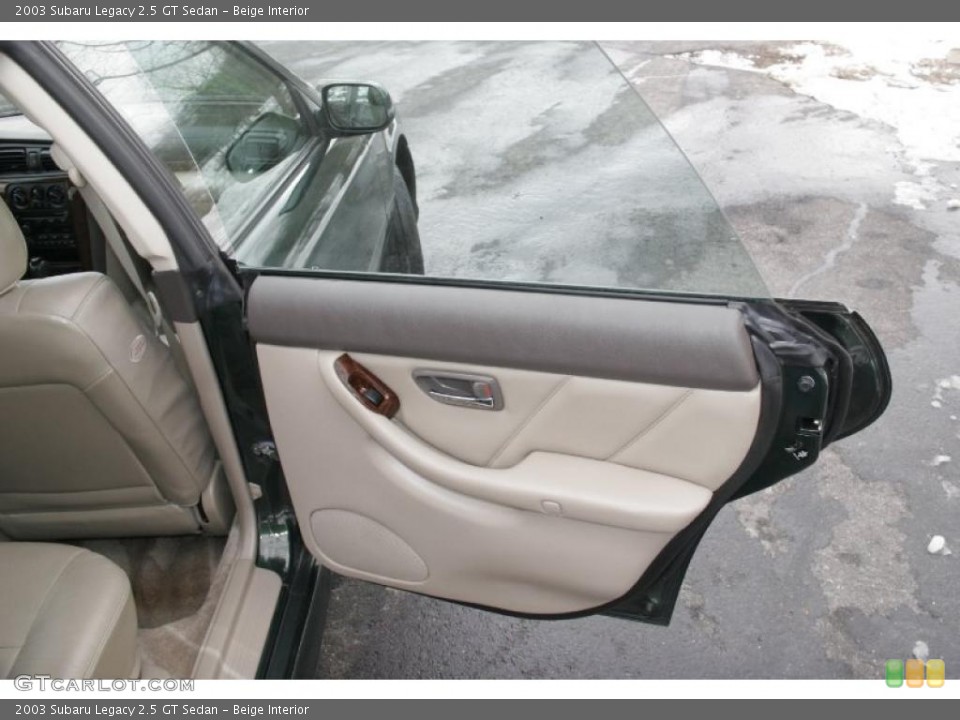 Beige Interior Door Panel for the 2003 Subaru Legacy 2.5 GT Sedan #42249002