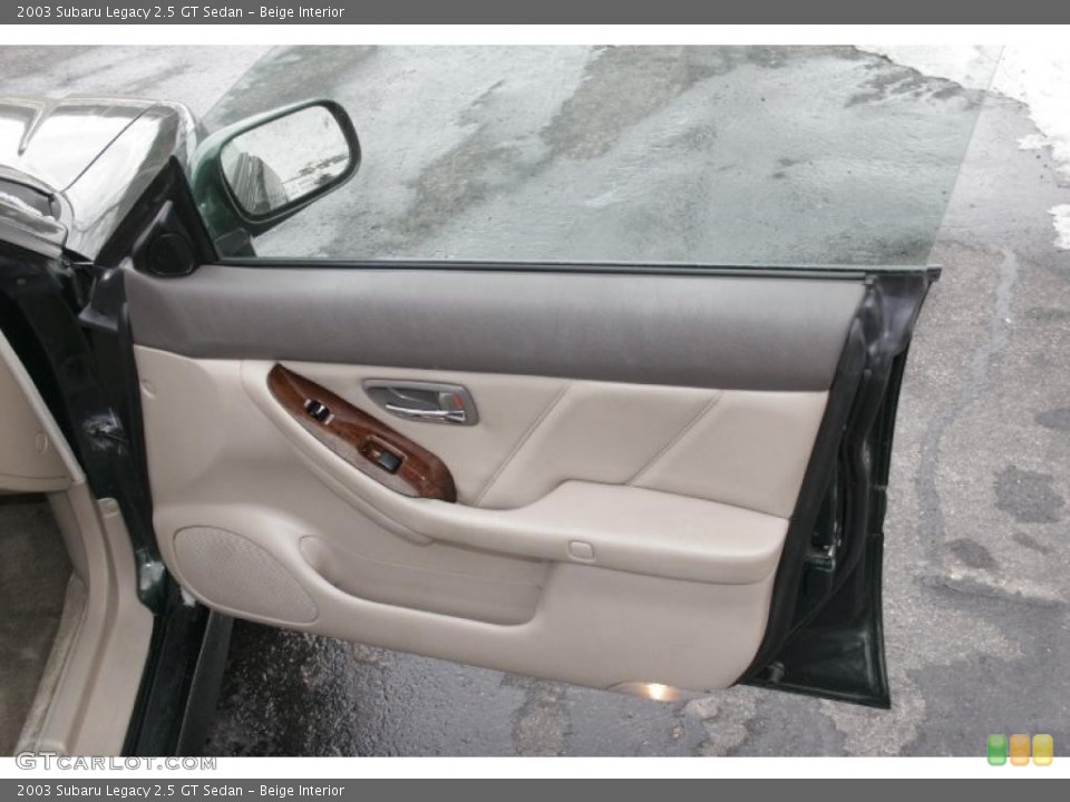 Beige Interior Door Panel for the 2003 Subaru Legacy 2.5 GT Sedan #42249014