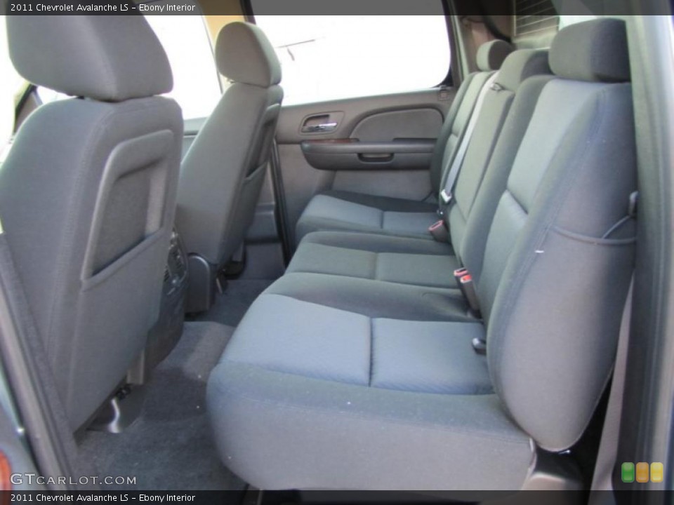 Ebony Interior Photo for the 2011 Chevrolet Avalanche LS #42249450