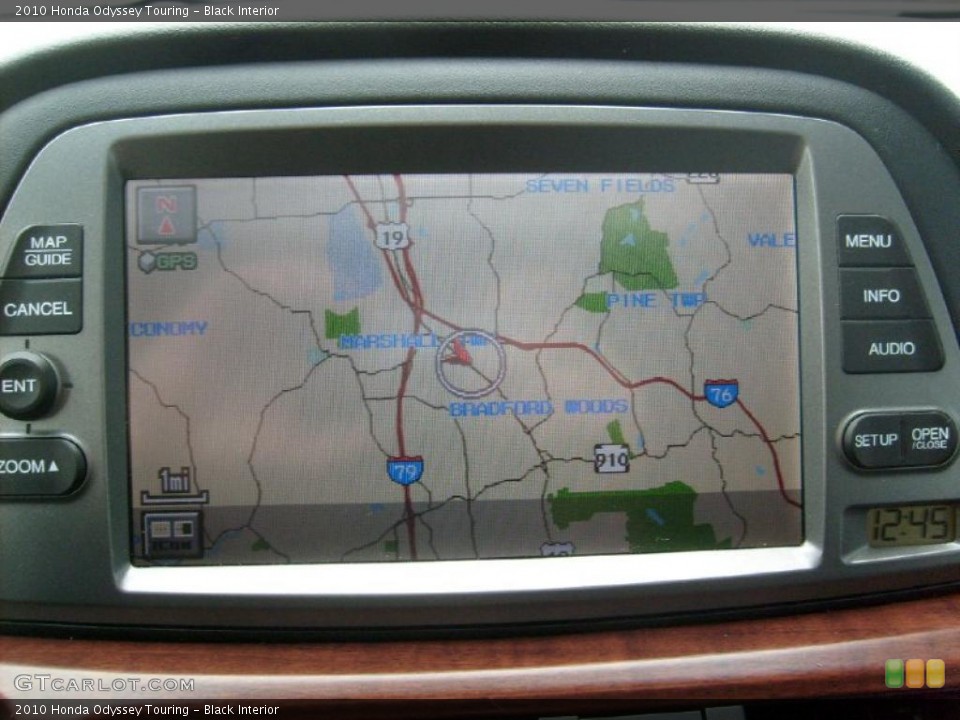 Black Interior Navigation for the 2010 Honda Odyssey Touring #42249530