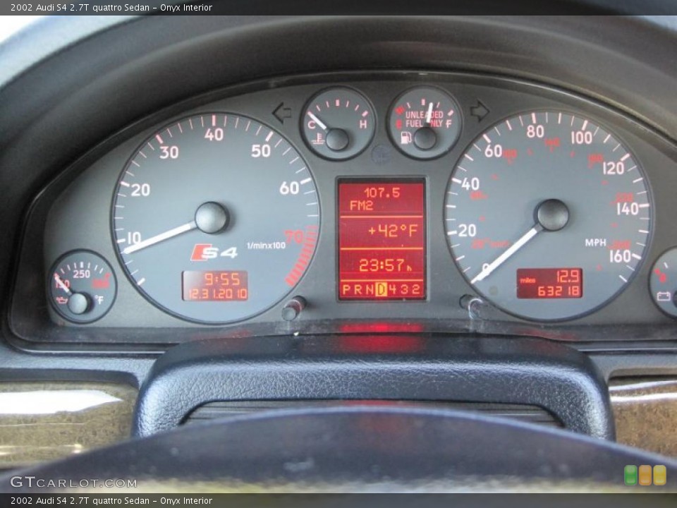Onyx Interior Gauges for the 2002 Audi S4 2.7T quattro Sedan #42249734