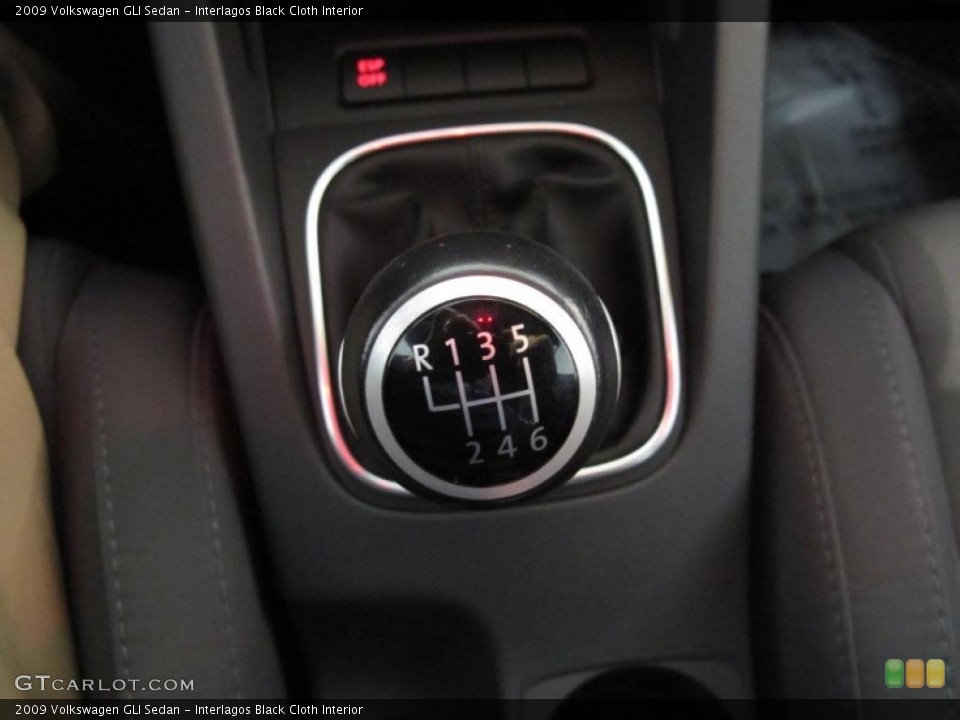 Interlagos Black Cloth Interior Transmission for the 2009 Volkswagen GLI Sedan #42253998