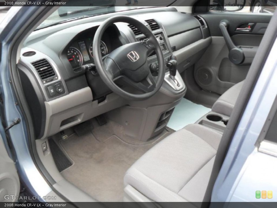 Gray Interior Prime Interior for the 2008 Honda CR-V LX #42254150