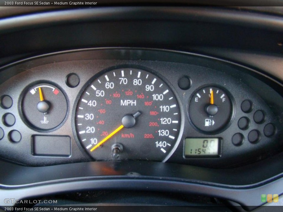 Medium Graphite Interior Gauges for the 2003 Ford Focus SE Sedan #42256034
