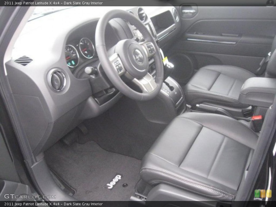 Dark Slate Gray 2011 Jeep Patriot Interiors