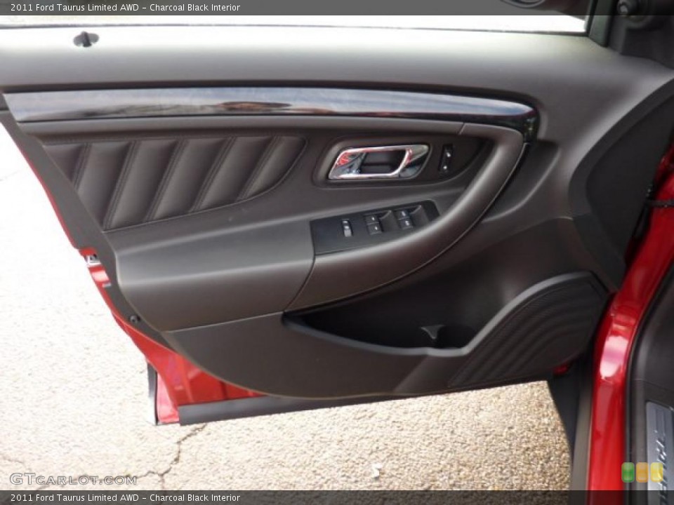 Charcoal Black Interior Door Panel for the 2011 Ford Taurus Limited AWD #42258006