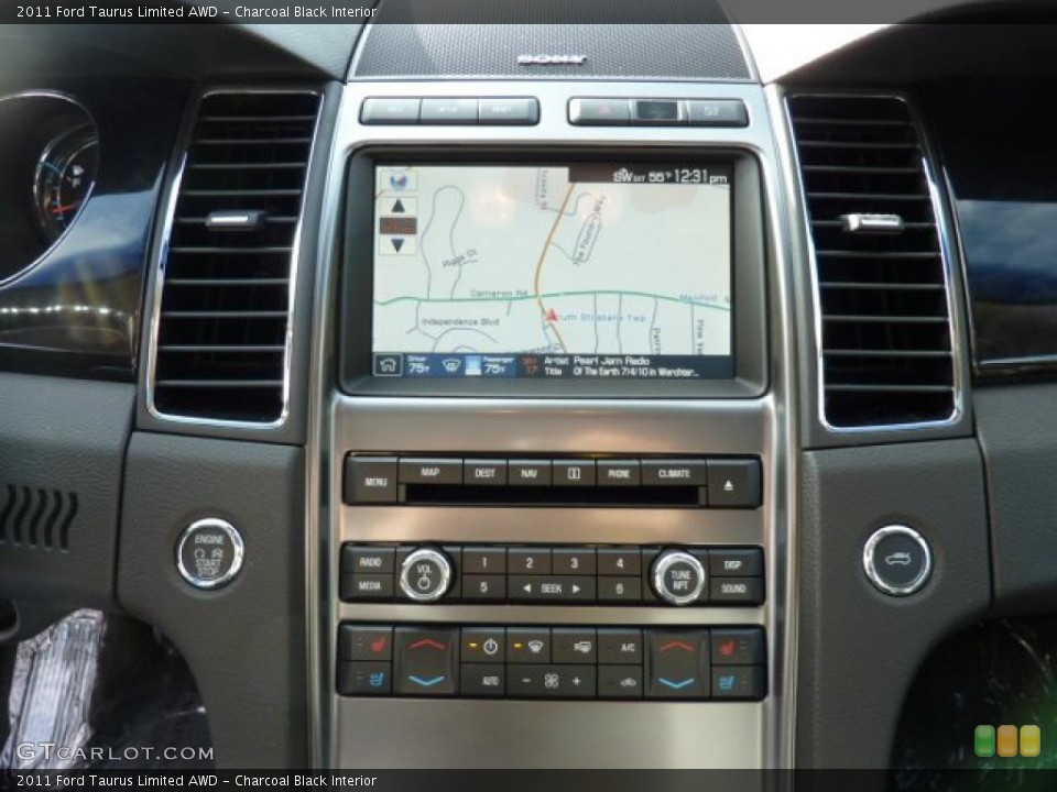 Charcoal Black Interior Navigation for the 2011 Ford Taurus Limited AWD #42258078