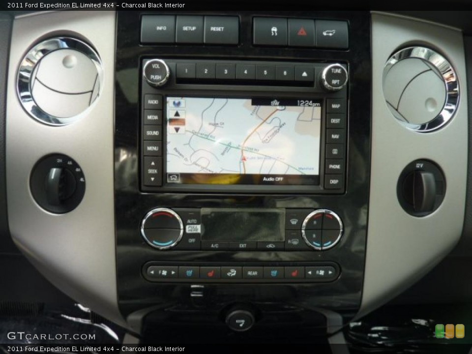 Charcoal Black Interior Controls for the 2011 Ford Expedition EL Limited 4x4 #42258354