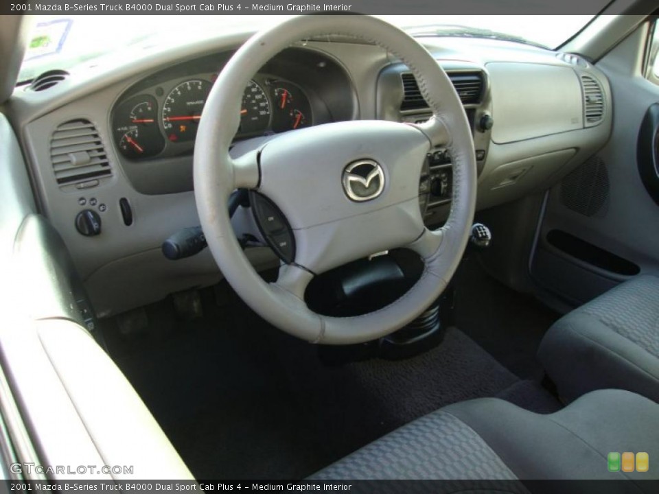 Medium Graphite Interior Prime Interior for the 2001 Mazda B-Series Truck B4000 Dual Sport Cab Plus 4 #42258366