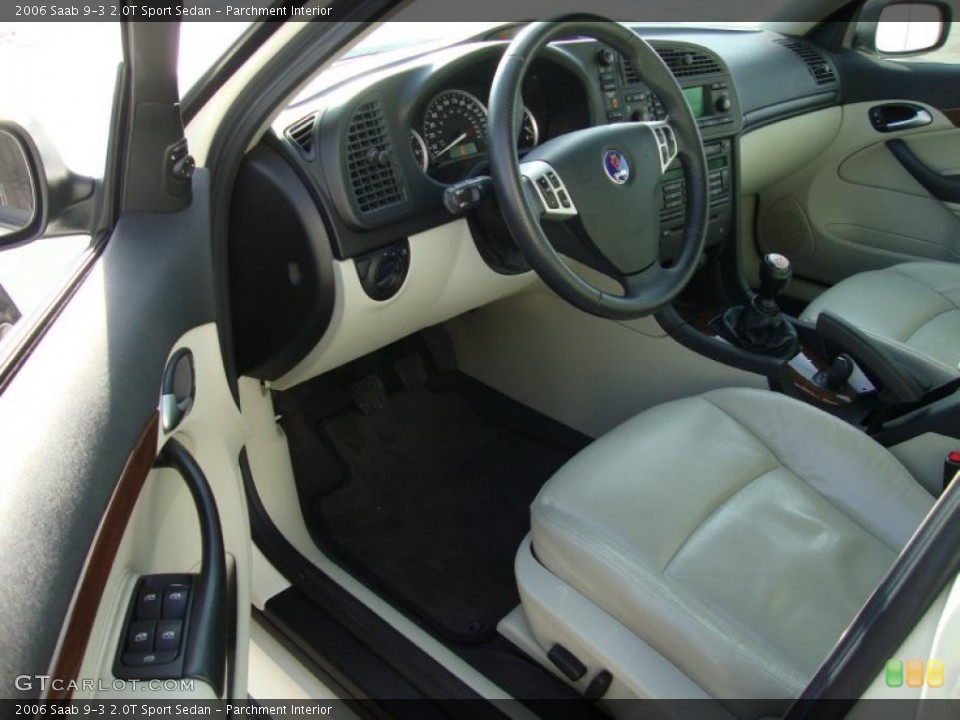 Parchment Interior Photo for the 2006 Saab 9-3 2.0T Sport Sedan #42260010