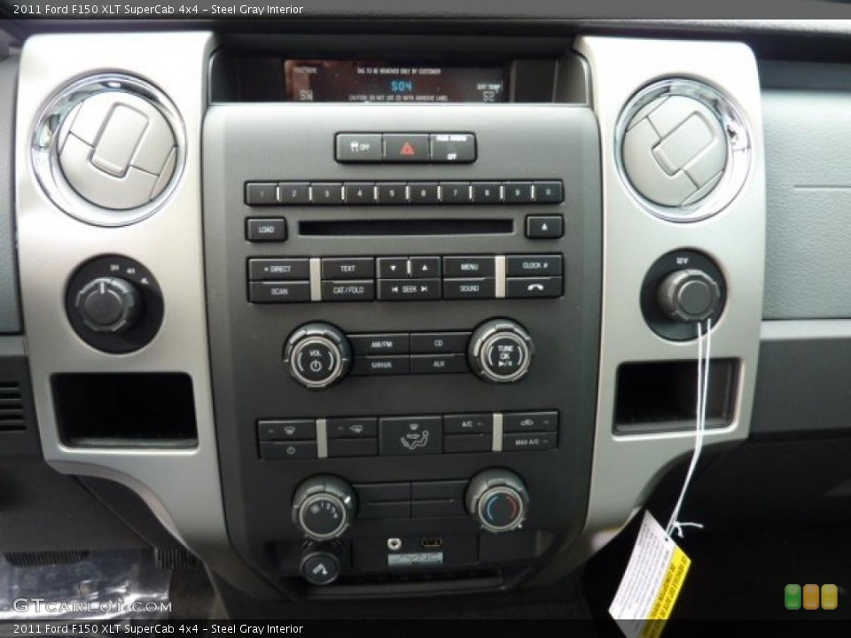 Steel Gray Interior Controls for the 2011 Ford F150 XLT SuperCab 4x4 #42260130