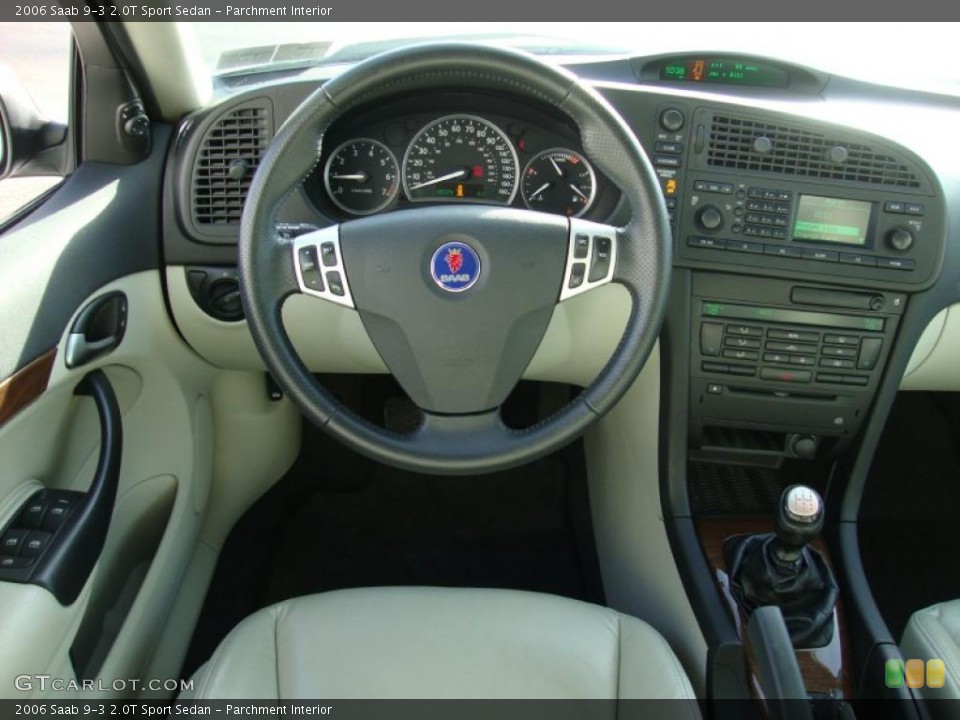 Parchment Interior Controls for the 2006 Saab 9-3 2.0T Sport Sedan #42260238