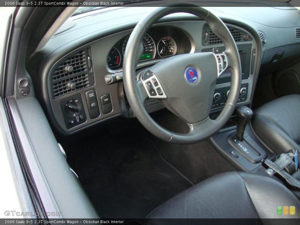 Obsidian Black Interior Photo for the 2006 Saab 9-5 2.3T SportCombi Wagon #42260694