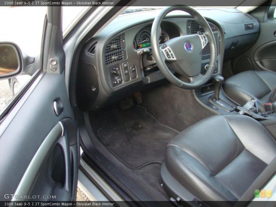 Obsidian Black Interior Photo for the 2006 Saab 9-5 2.3T SportCombi Wagon #42260710