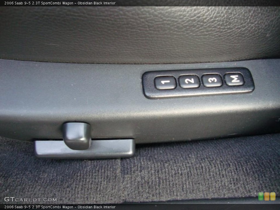 Obsidian Black Interior Controls for the 2006 Saab 9-5 2.3T SportCombi Wagon #42260745