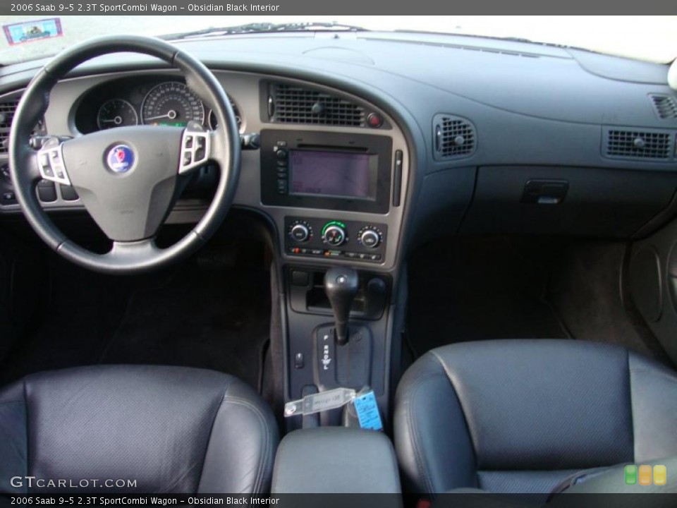 Obsidian Black Interior Dashboard for the 2006 Saab 9-5 2.3T SportCombi Wagon #42260962