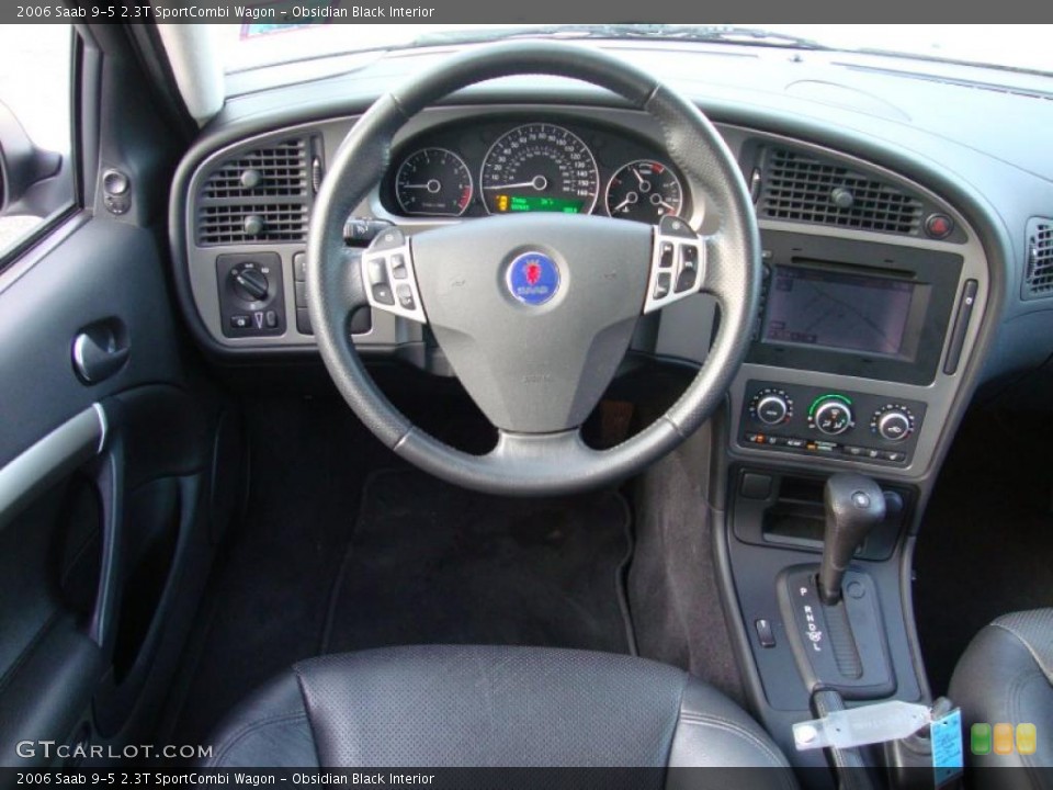 Obsidian Black Interior Dashboard for the 2006 Saab 9-5 2.3T SportCombi Wagon #42260974