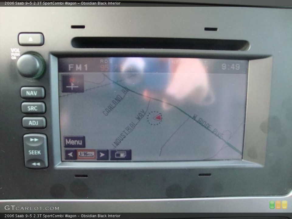 Obsidian Black Interior Navigation for the 2006 Saab 9-5 2.3T SportCombi Wagon #42261178