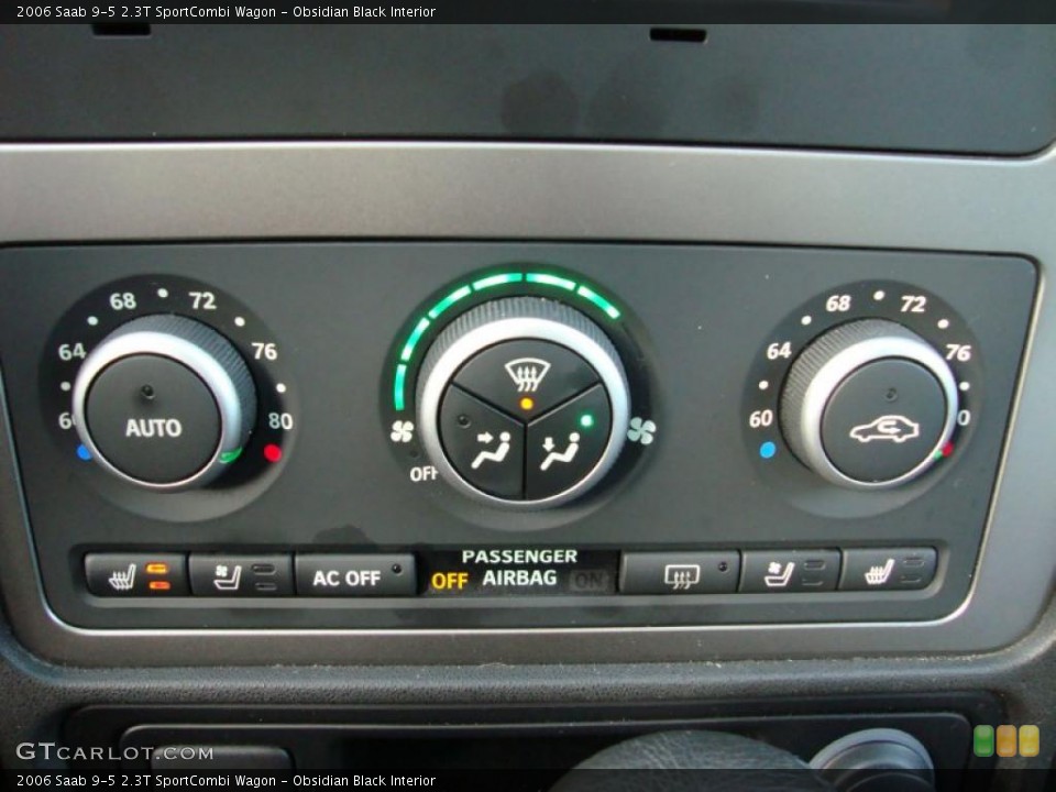 Obsidian Black Interior Controls for the 2006 Saab 9-5 2.3T SportCombi Wagon #42261186