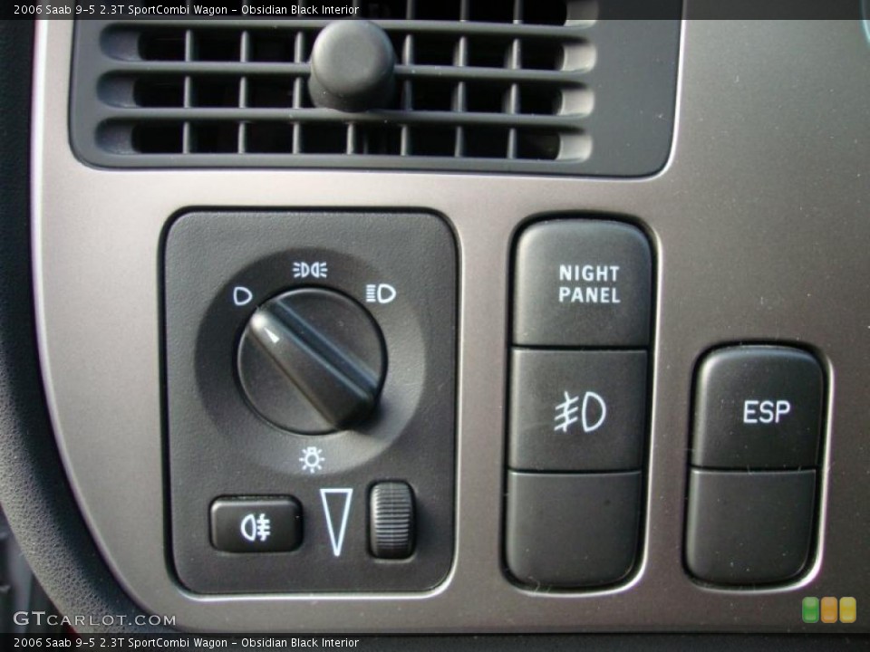 Obsidian Black Interior Controls for the 2006 Saab 9-5 2.3T SportCombi Wagon #42261310