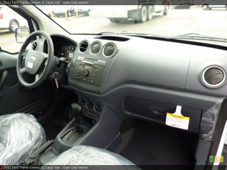 Dark Grey Interior Dashboard for the 2011 Ford Transit Connect XL Cargo Van #42261638