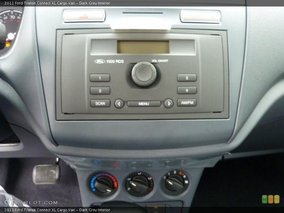 Dark Grey Interior Controls for the 2011 Ford Transit Connect XL Cargo Van #42261658