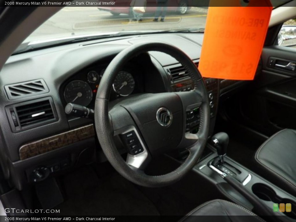 Dark Charcoal Interior Photo for the 2008 Mercury Milan V6 Premier AWD #42262294