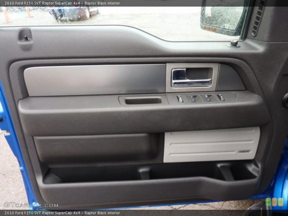 Raptor Black Interior Door Panel for the 2010 Ford F150 SVT Raptor SuperCab 4x4 #42266258