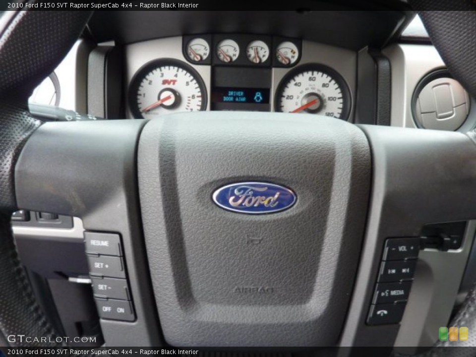Raptor Black Interior Controls for the 2010 Ford F150 SVT Raptor SuperCab 4x4 #42266362