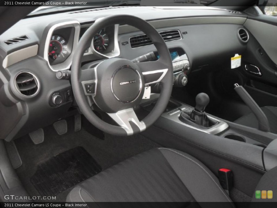 Black Interior Prime Interior for the 2011 Chevrolet Camaro LS Coupe #42266474