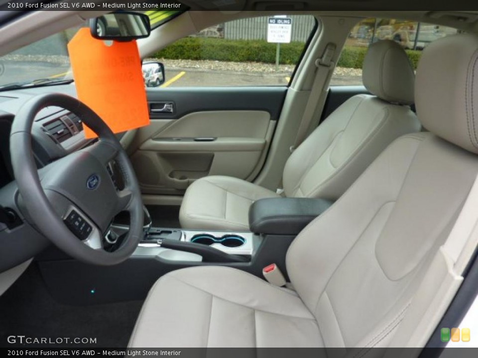 Medium Light Stone Interior Photo for the 2010 Ford Fusion SEL V6 AWD #42266525