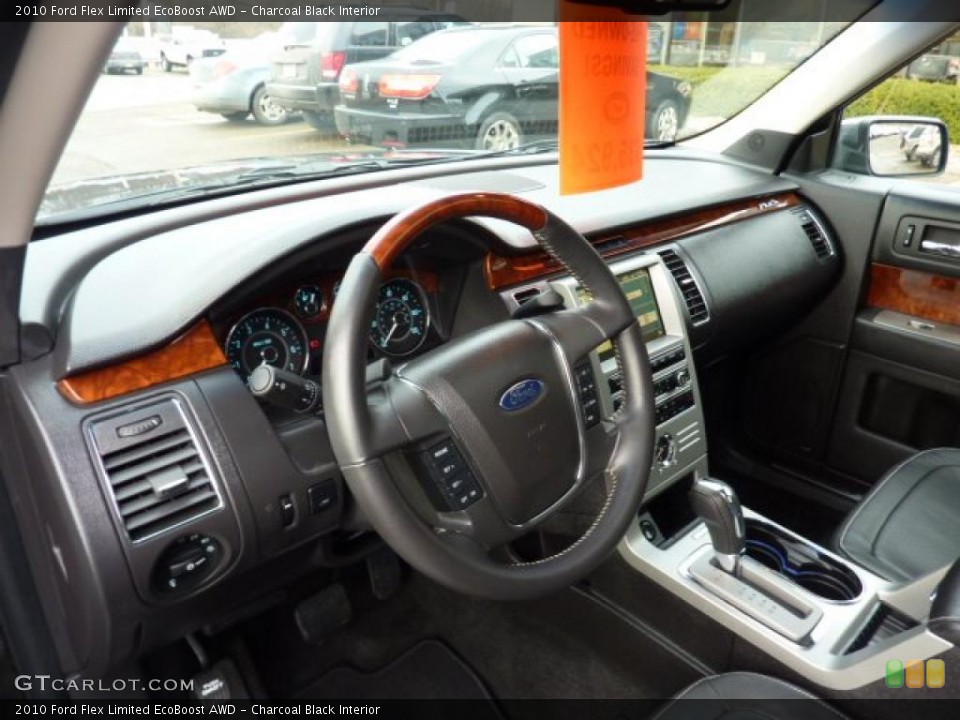 Charcoal Black Interior Prime Interior for the 2010 Ford Flex Limited EcoBoost AWD #42266886