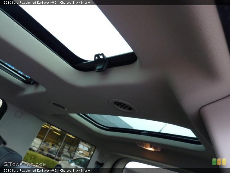 Charcoal Black Interior Sunroof for the 2010 Ford Flex Limited EcoBoost AWD #42266986