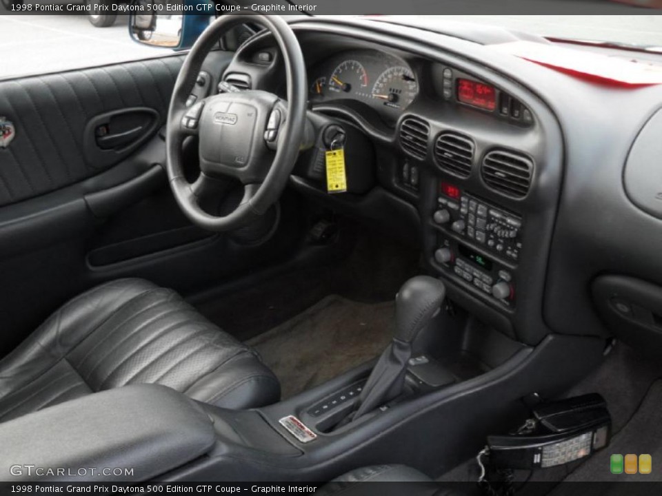 Graphite Interior Photo for the 1998 Pontiac Grand Prix Daytona 500 Edition GTP Coupe #42267662