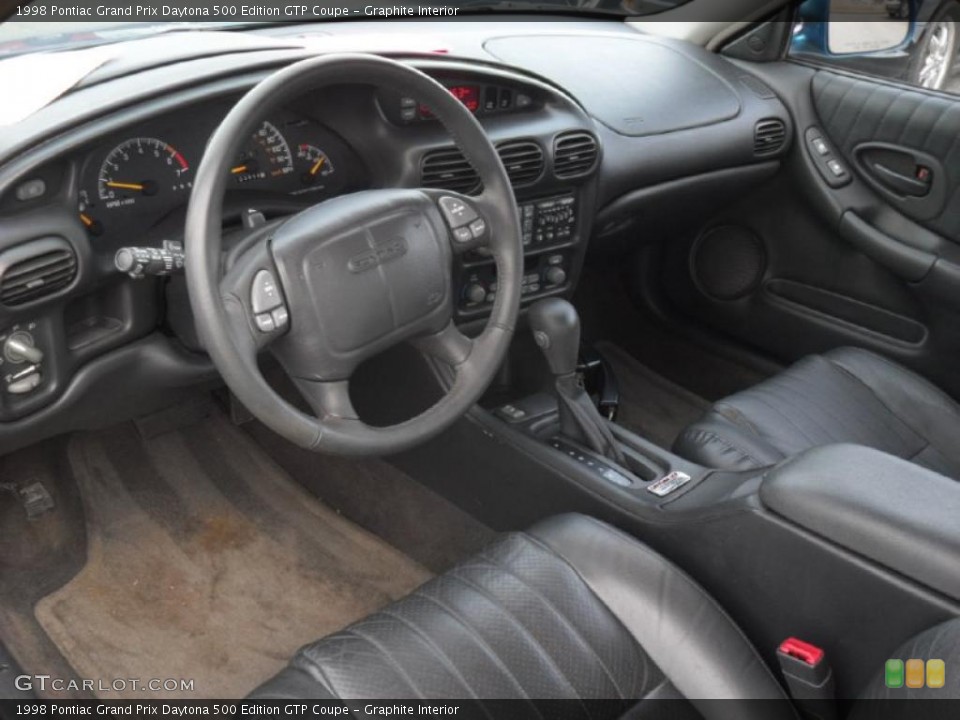 Graphite Interior Photo for the 1998 Pontiac Grand Prix Daytona 500 Edition GTP Coupe #42267734