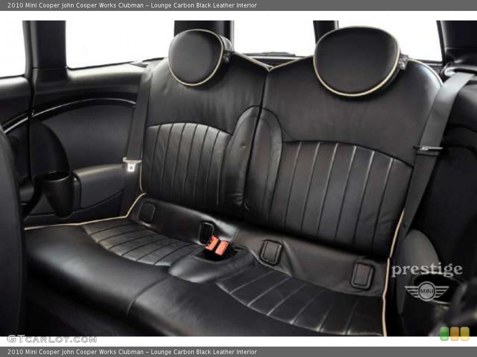 Lounge Carbon Black Leather Interior Photo for the 2010 Mini Cooper John Cooper Works Clubman #42268379