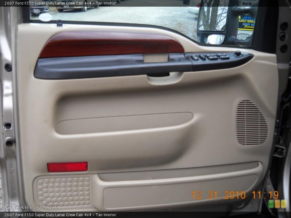 Tan Interior Door Panel for the 2007 Ford F350 Super Duty Lariat Crew Cab 4x4 #42269551