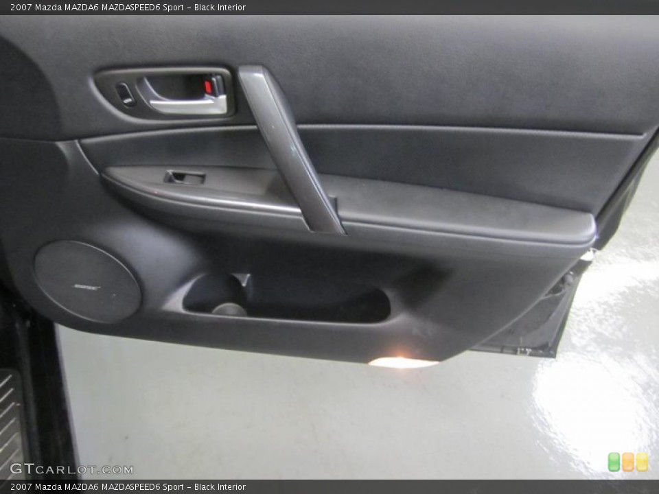 Black Interior Door Panel for the 2007 Mazda MAZDA6 MAZDASPEED6 Sport #42269731