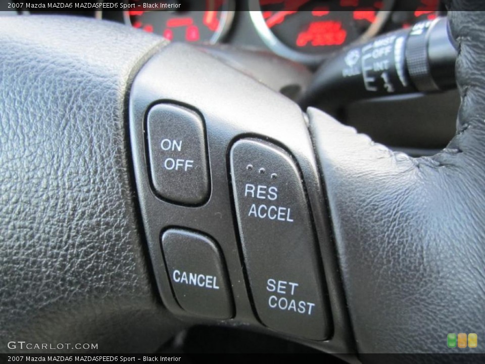 Black Interior Controls for the 2007 Mazda MAZDA6 MAZDASPEED6 Sport #42269839
