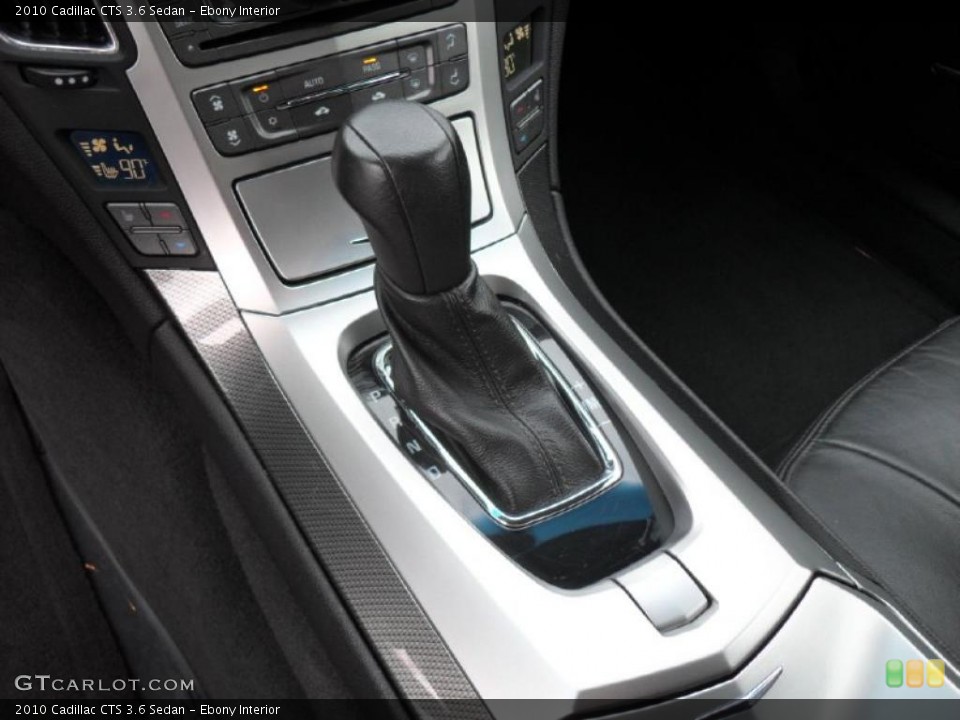 Ebony Interior Transmission for the 2010 Cadillac CTS 3.6 Sedan #42271139