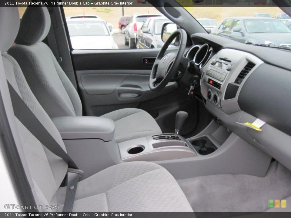 Graphite Gray Interior Photo for the 2011 Toyota Tacoma V6 PreRunner Double Cab #42272051