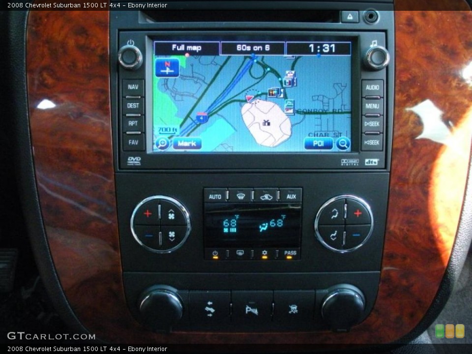 Ebony Interior Navigation for the 2008 Chevrolet Suburban 1500 LT 4x4 #42274375