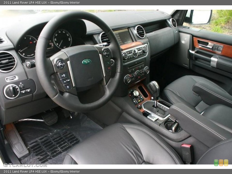 Ebony/Ebony 2011 Land Rover LR4 Interiors
