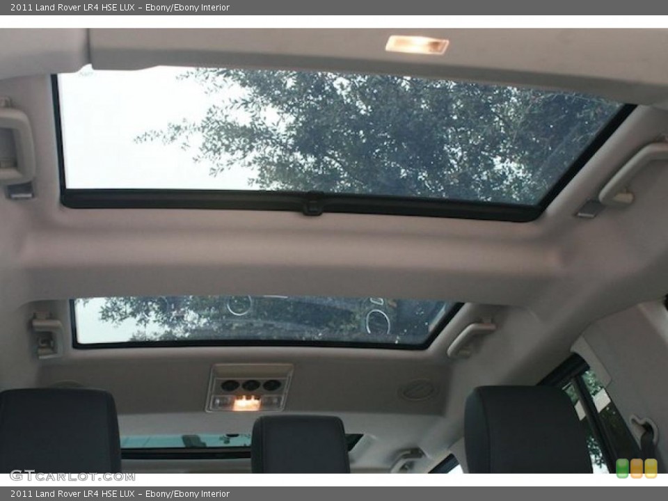 Ebony/Ebony Interior Sunroof for the 2011 Land Rover LR4 HSE LUX #42274563