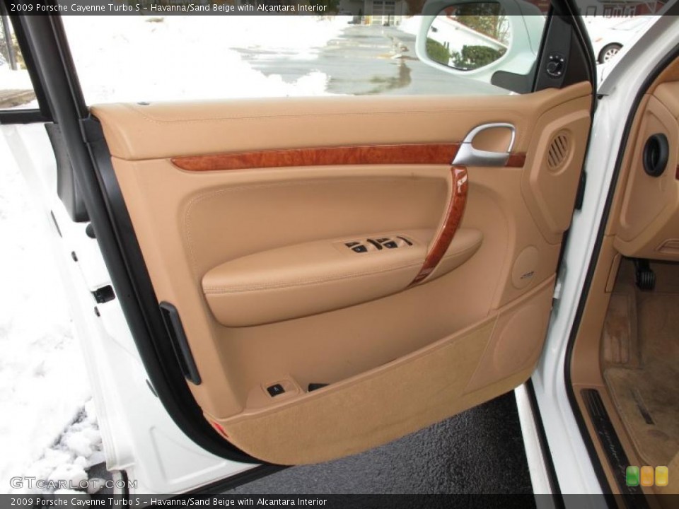 Havanna/Sand Beige with Alcantara Interior Door Panel for the 2009 Porsche Cayenne Turbo S #42277391