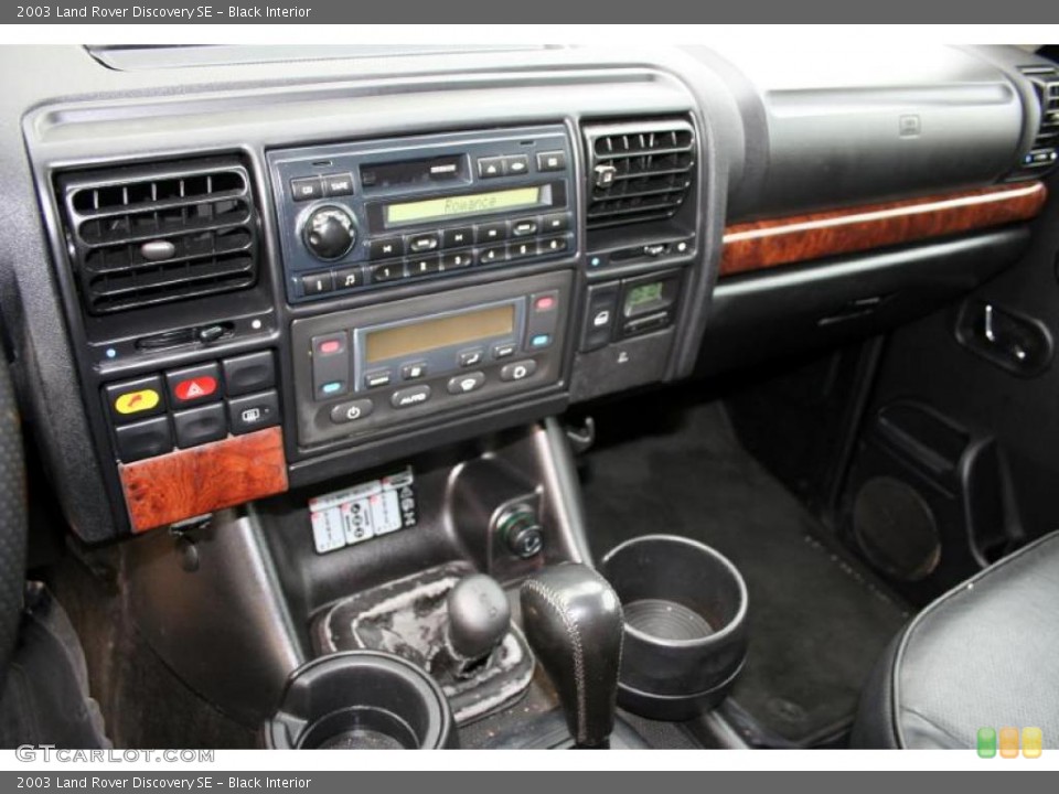 Black Interior Controls for the 2003 Land Rover Discovery SE #42279463