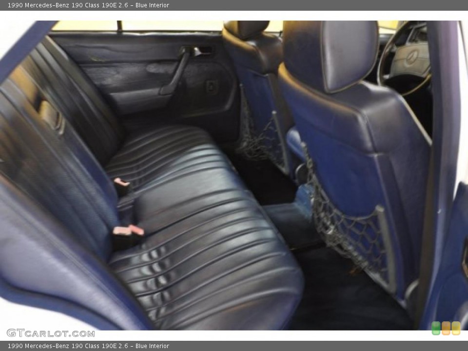 Blue Interior Photo for the 1990 Mercedes-Benz 190 Class 190E 2.6 #42285634