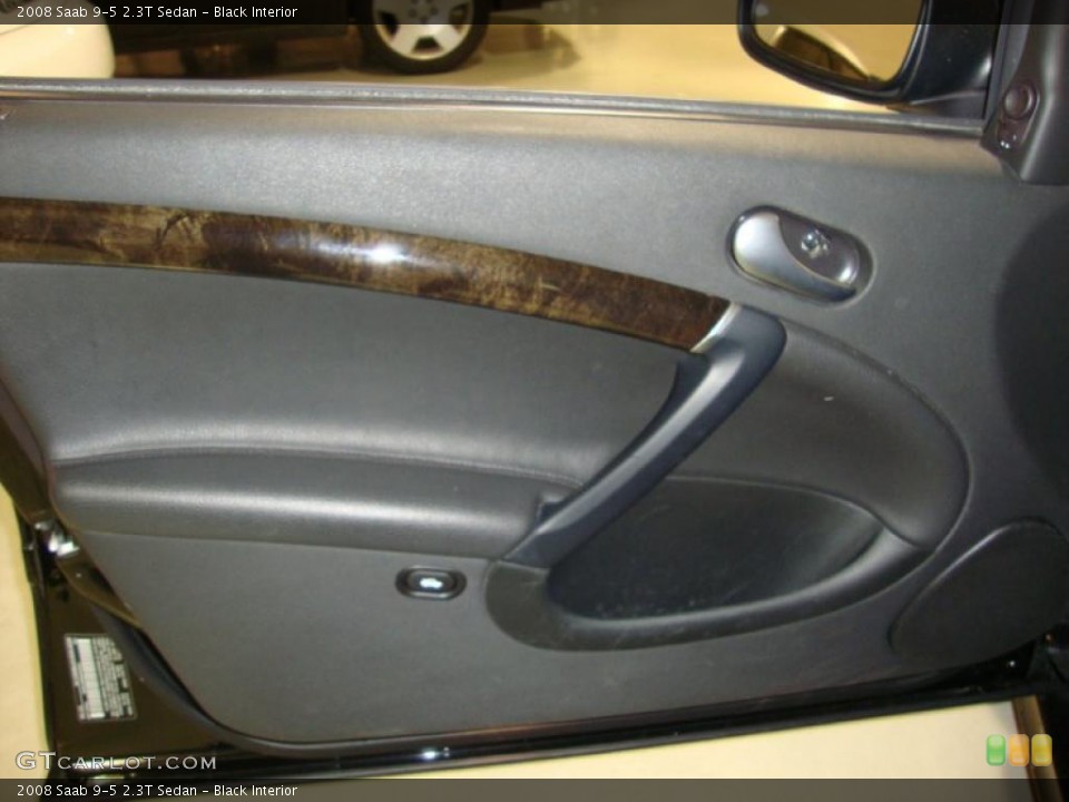 Black Interior Door Panel for the 2008 Saab 9-5 2.3T Sedan #42286134