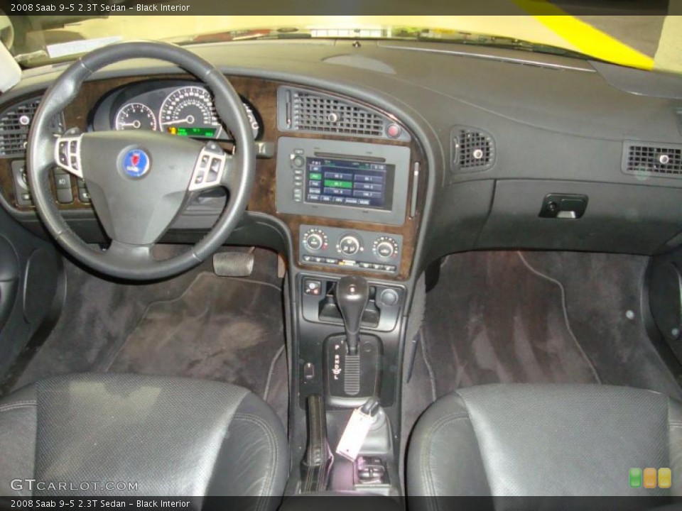 Black Interior Dashboard for the 2008 Saab 9-5 2.3T Sedan #42286266