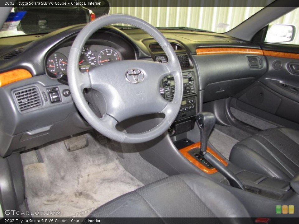 Charcoal Interior Photo for the 2002 Toyota Solara SLE V6 Coupe #42287799